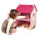 Casuta de papusi din lemn, Roz, Mademoiselle, + 3 ani, Janod 731319