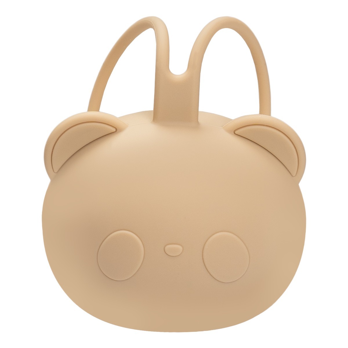 Cutie din silicon pentru suzeta The Little Bear, Bubble Beige, 0 luni+, Appekids