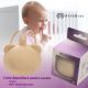 Cutie din silicon pentru suzeta The Little Bear, Bubble Beige, 0 luni+, Appekids 731328
