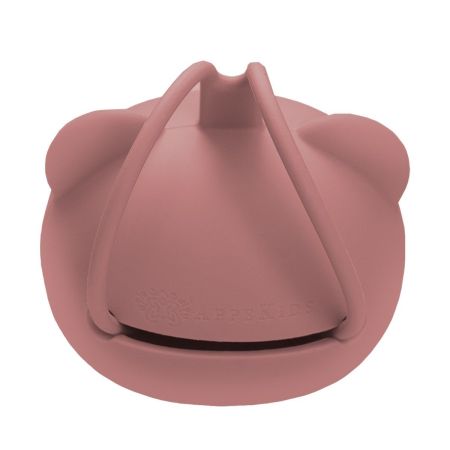Cutie din silicon pentru suzeta The Little Bear, Old Rose, 0 luni+, Appekids 731347