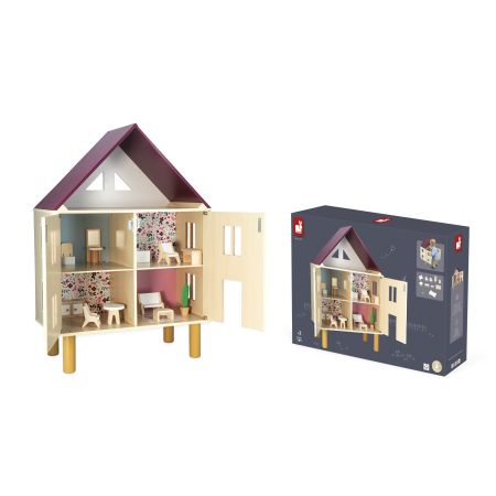 Casuta pentru papusi, Twist, + 3 ani, Janod 731360