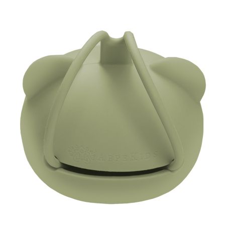 Cutie din silicon pentru suzeta The Little Bear, Raw Green, 0 luni+, Appekids 731378