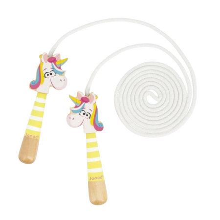 Coarda pentru sarit, ApplePop Unicorn, + 3 ani, 1 bucata, Janod