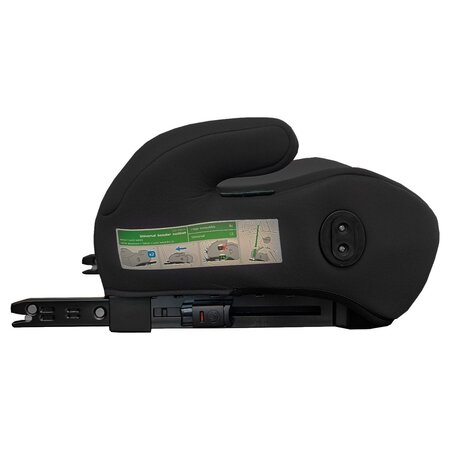 Inaltator auto cu isofix, I-Size, 125-150 cm, Black, Appekids 731449