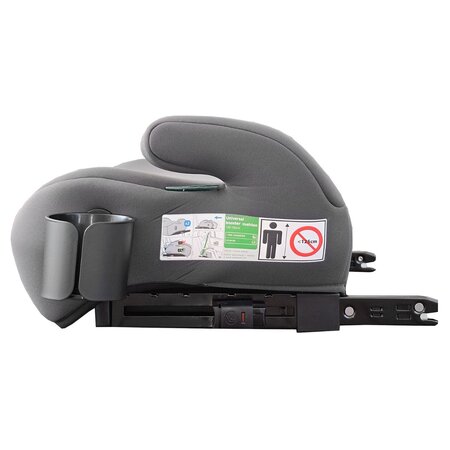 Inaltator auto cu isofix, I-Size, 125-150 cm, Grey, Appekids 731460