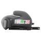 Inaltator auto cu isofix, I-Size, 125-150 cm, Grey, Appekids 731460