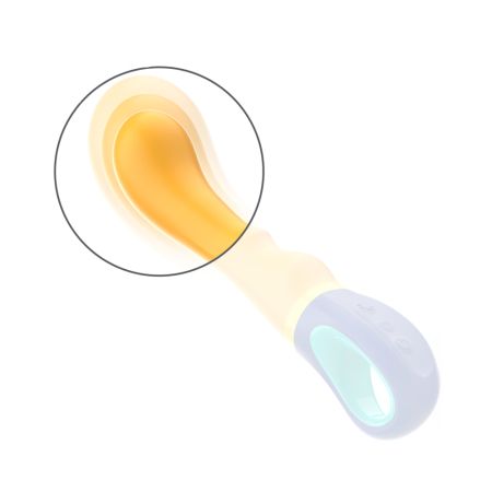 Vibrator G-Spot Shaggy, Galben, Intense 731472