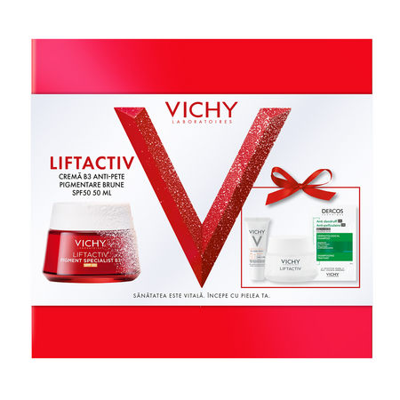 Pachet Xmas Liftactiv Pigment Specialist B3, 74 ml, Vichy 731615
