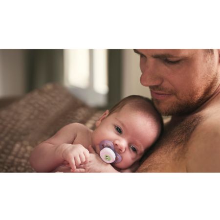 Suzeta Pacifier Ultra Start Philips Avent, Eyes, 0-2 luni, SCF075/13, 2 bucati, Philips 732800