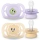 Suzeta Pacifier Ultra Start Philips Avent, Eyes, 0-2 luni, SCF075/13, 2 bucati, Philips 732799