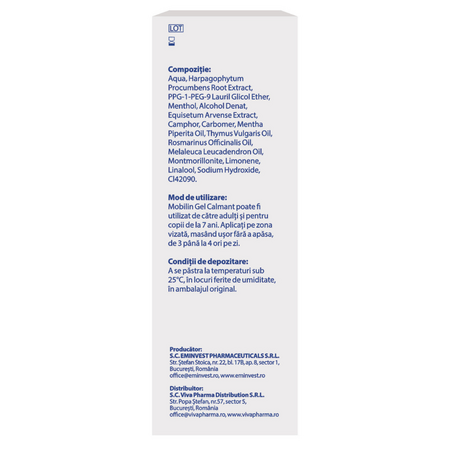 Mobilin Gel calmant roll-on, 50 ml, Viva Pharma 731677