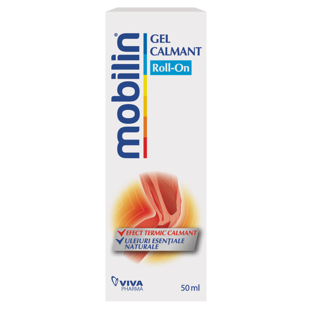 Mobilin Gel calmant roll-on, 50 ml, Viva Pharma