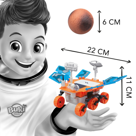Rover alimentat cu energie solara, 8 ani+, Buki 731686