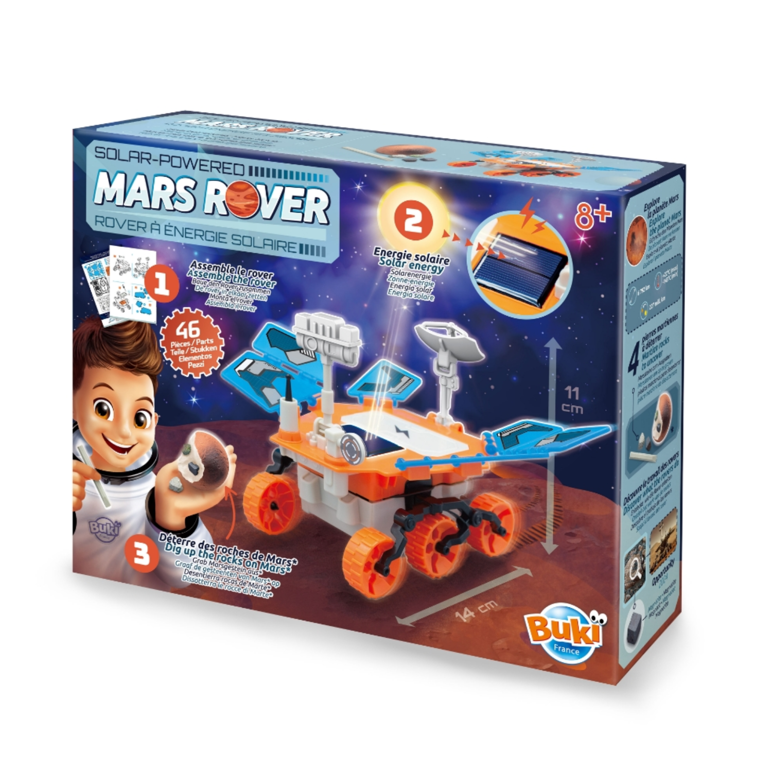 Rover alimentat cu energie solara, 8 ani+, Buki