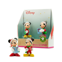 Set 2 figurine Minnie si Mickey, Craciun, 3 ani+, Bullyland