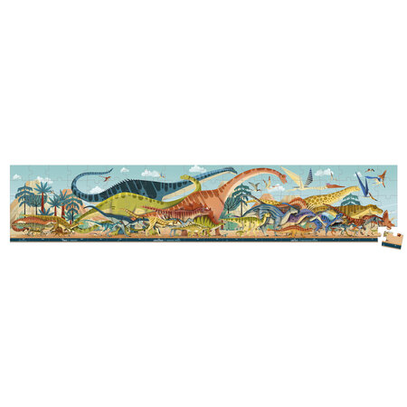 Puzzle Dinozauri, 100 piese, + 6 ani, Janod 731756