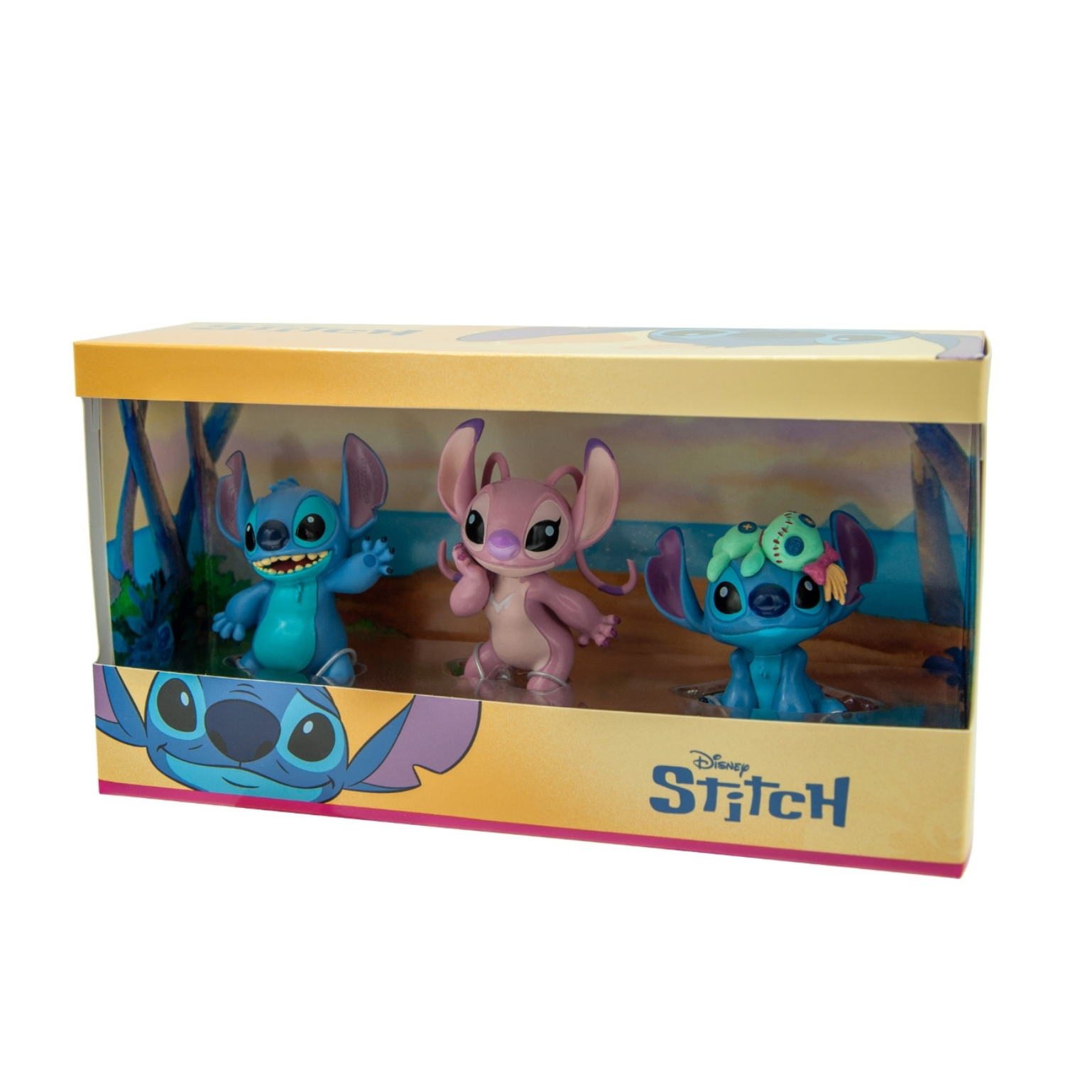 Set de 3 figurine Stitch, 3 ani+, Bullyland