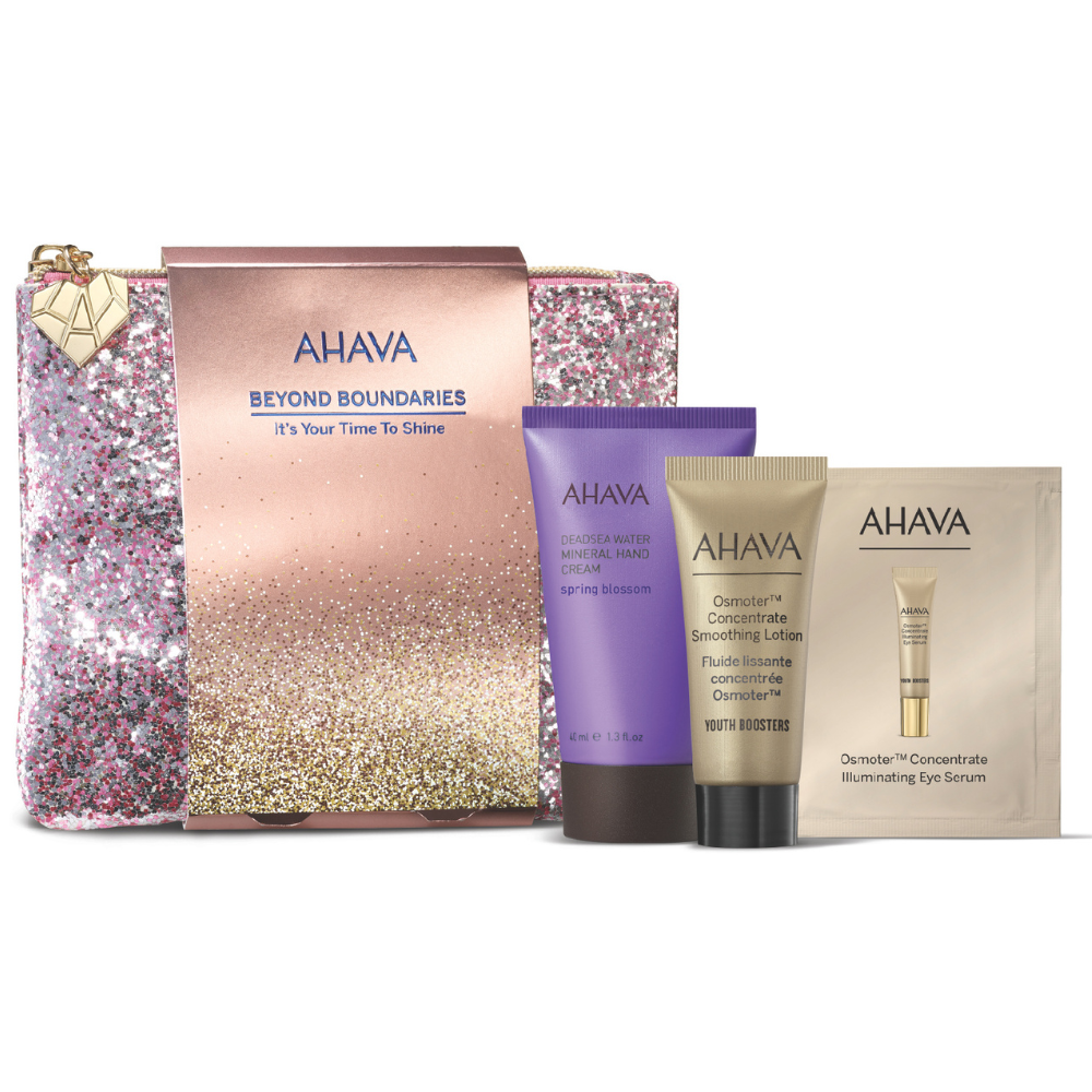 Set ingrijire maini si fata, It’s your time to shine, 15 + 40 + 2 ml, Ahava