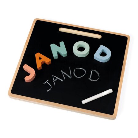 Puzzle alfabetic din lemn, 2 ani+, Janod 731791