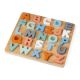 Puzzle alfabetic din lemn, 2 ani+, Janod 731793