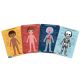 Set Puzzle educativ 4 in 1, Corpul Uman, + 5 ani, Janod 731822