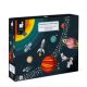 Puzzle educativ, 100 piese, Sistemul solar, + 5 ani, Janod 731843