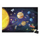 Puzzle educativ, 100 piese, Sistemul solar, + 5 ani, Janod 822646