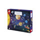 Puzzle educativ, 100 piese, Sistemul solar, + 5 ani, Janod 822651