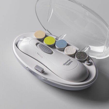 Pila electrica de unghii pentru bebelusi cu 6 capete de pilire, Tommee Tippee 794259