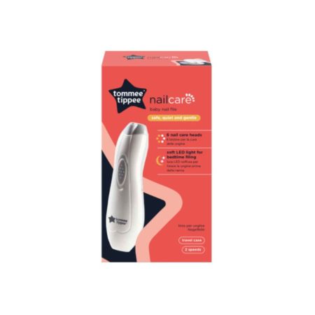 Pila electrica de unghii pentru bebelusi cu 6 capete de pilire, Tommee Tippee 731911