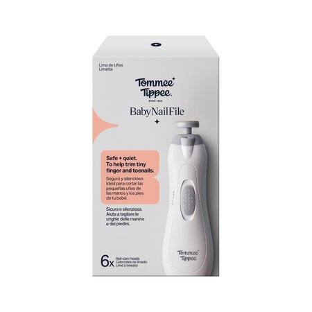 Pila electrica de unghii pentru bebelusi cu 6 capete de pilire, Tommee Tippee 794267