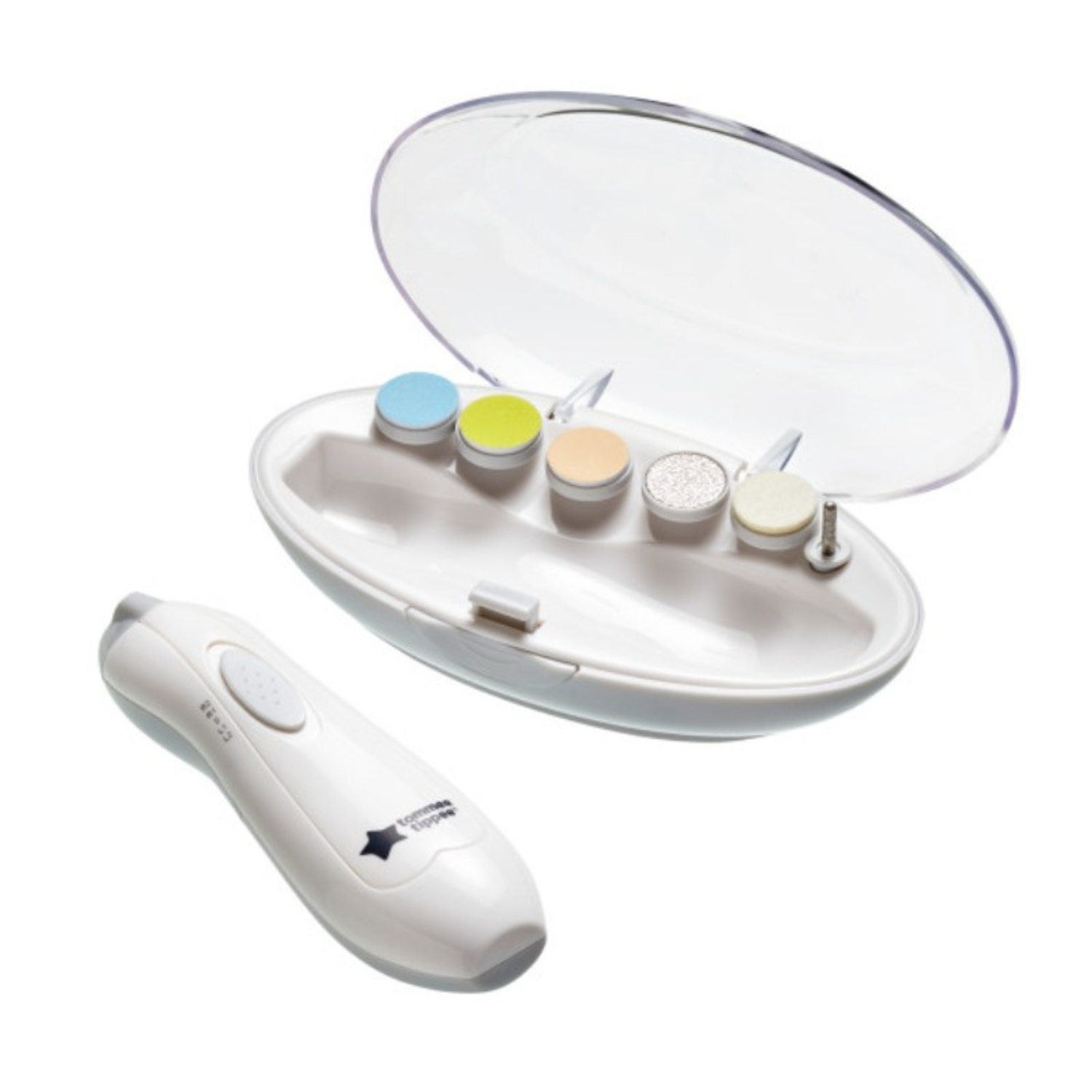 Pila electrica de unghii pentru bebelusi cu 6 capete de pilire, Tommee Tippee