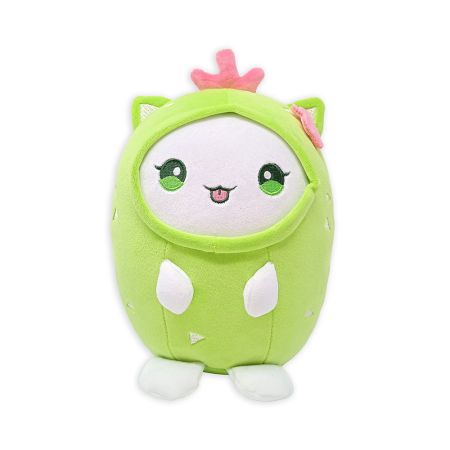 Jucarie plus Funny Animal, 20 cm, Verde&Roz, Vyapara