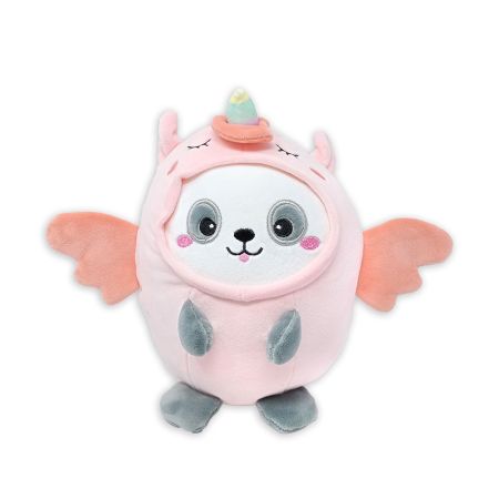 Jucarie plus Jucarie plus, 20 cm, Roz&Gri, Dragon, 0 luni+, Vyapara