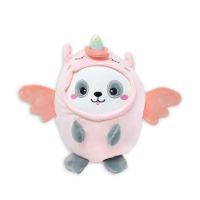 Jucarie plus Jucarie plus, 20 cm, Roz&Gri, Dragon, 0 luni+, Vyapara