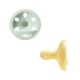 Suzeta ortodontica din silicon Breast Like Soother, Galben/Verde Mint, 0-6 luni, 2 bucati, Tommee Tippee 731915