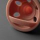 Suzeta ortodontica din silicon Breast Like Soother, Portocaliu/Blue, 6-18 luni, 2 bucati, Tommee Tippee 731981