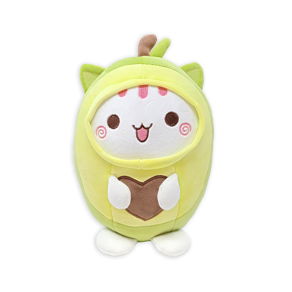 Jucarie plus Funny Animal, 20 cm, Galben, Inima, 0 luni+, Vyapara