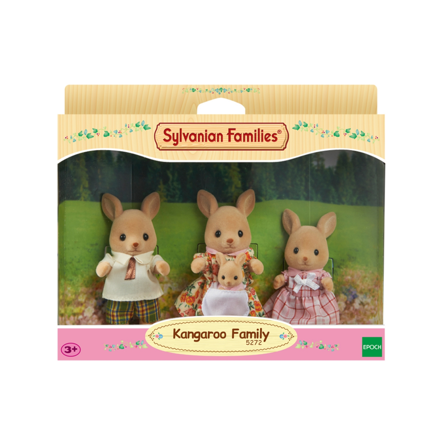 Figurine Familia Cangurilor, 3 ani+, Sylvanian Families