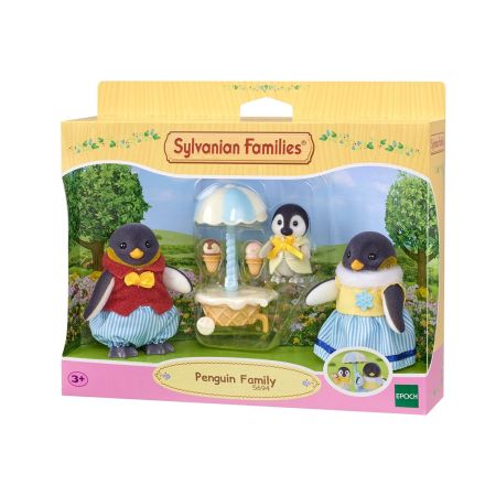 Figurine Familia Pinguinilor, 3 ani+, Sylvanian Families
