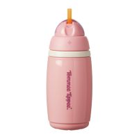 Cana cu pai izoterma rezistenta la scurgeri, Roz, 12 luni+, TT0525, 266 ml, Tommee Tippee