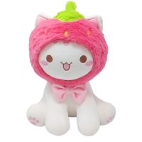Jucarie plus Funny Cat, 28 cm, Roz, 0 luni+, Vyapara