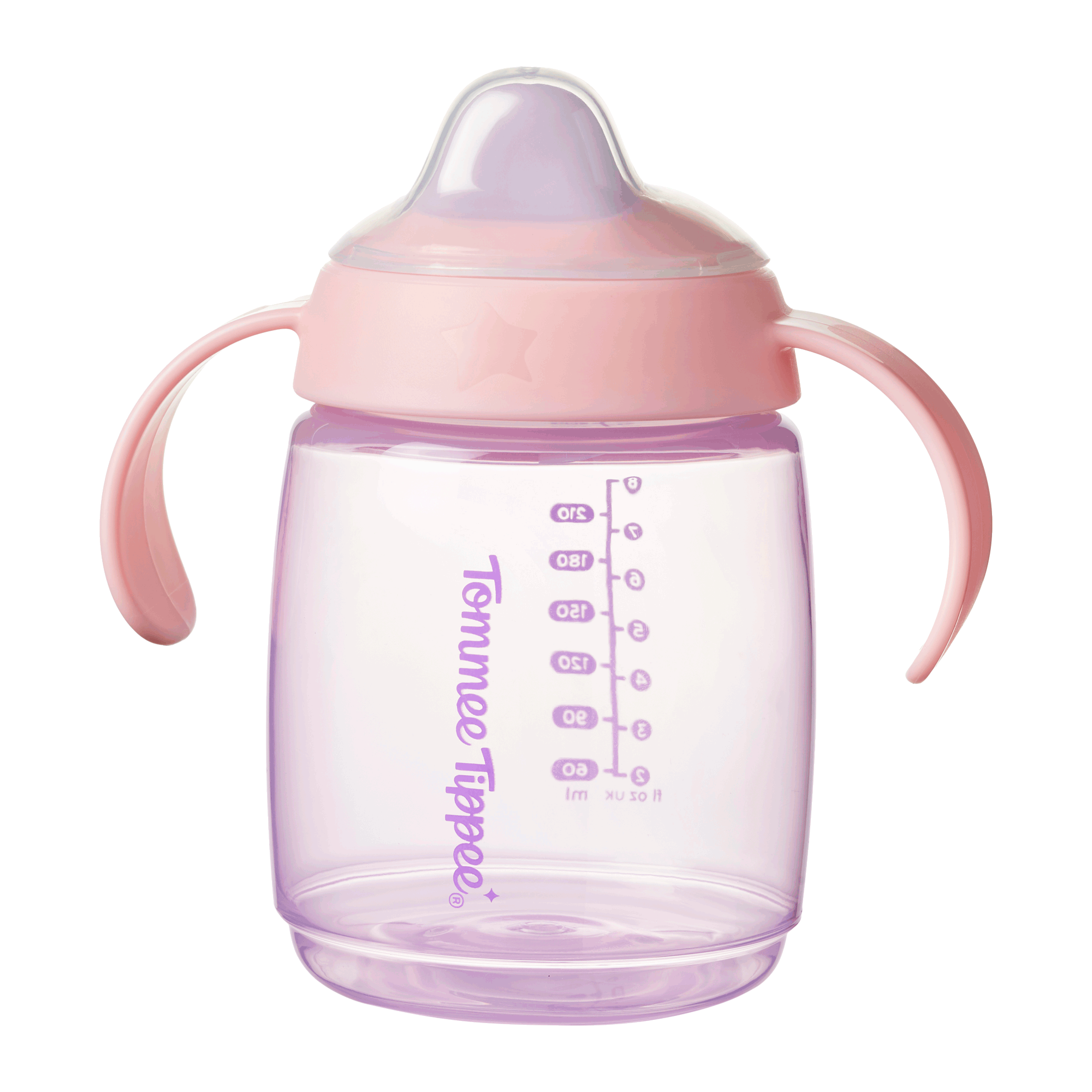 Cana cu cioc de antrenament Sippee, Roz, 6 luni+, 300 ml, Tommee Tippee