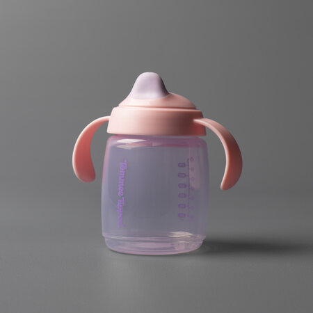 Cana cu cioc de antrenament Sippee, Roz, 6 luni+, 300 ml, Tommee Tippee 732077