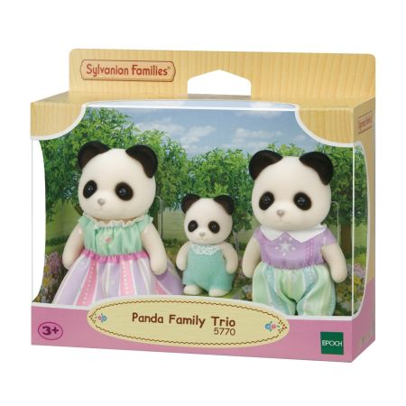 Figurine Familia Ursuletilor Panda trio, Sylvanian Families