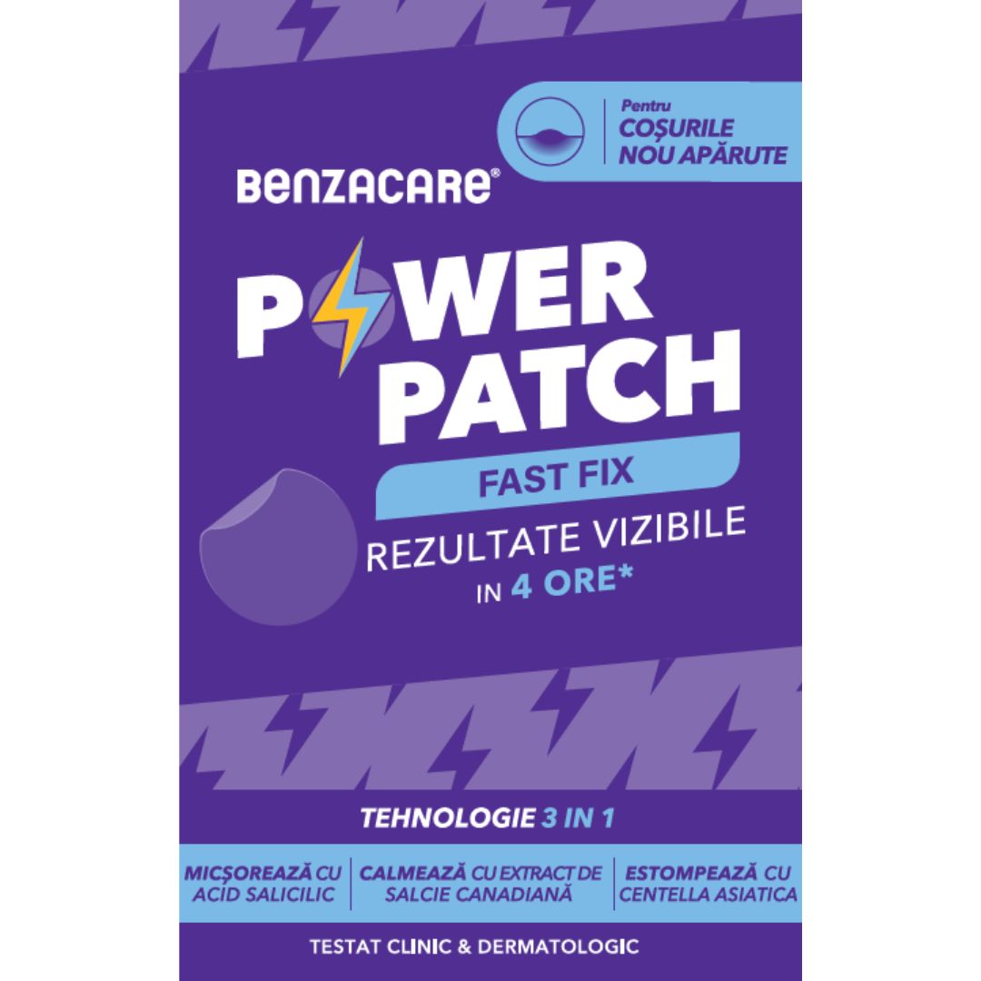 Benzacare Power Patch anti-acnee, 36 bucati, Galderma