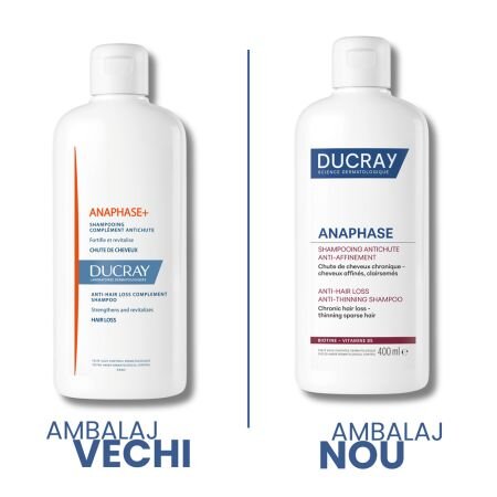 Sampon complementar impotriva caderii parului Anaphase+, 400 ml, Ducray 715353