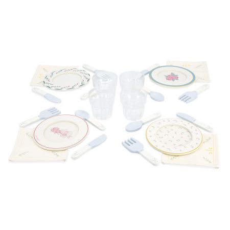 Set de masa cu valiza si accesorii Shiny Grandma, + 3 ani, Janod 732244