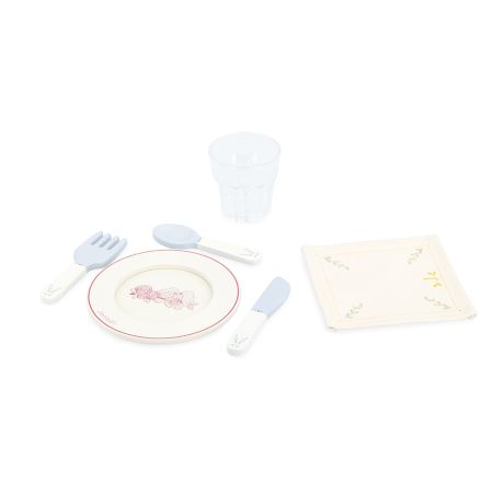 Set de masa cu valiza si accesorii Shiny Grandma, + 3 ani, Janod 732242