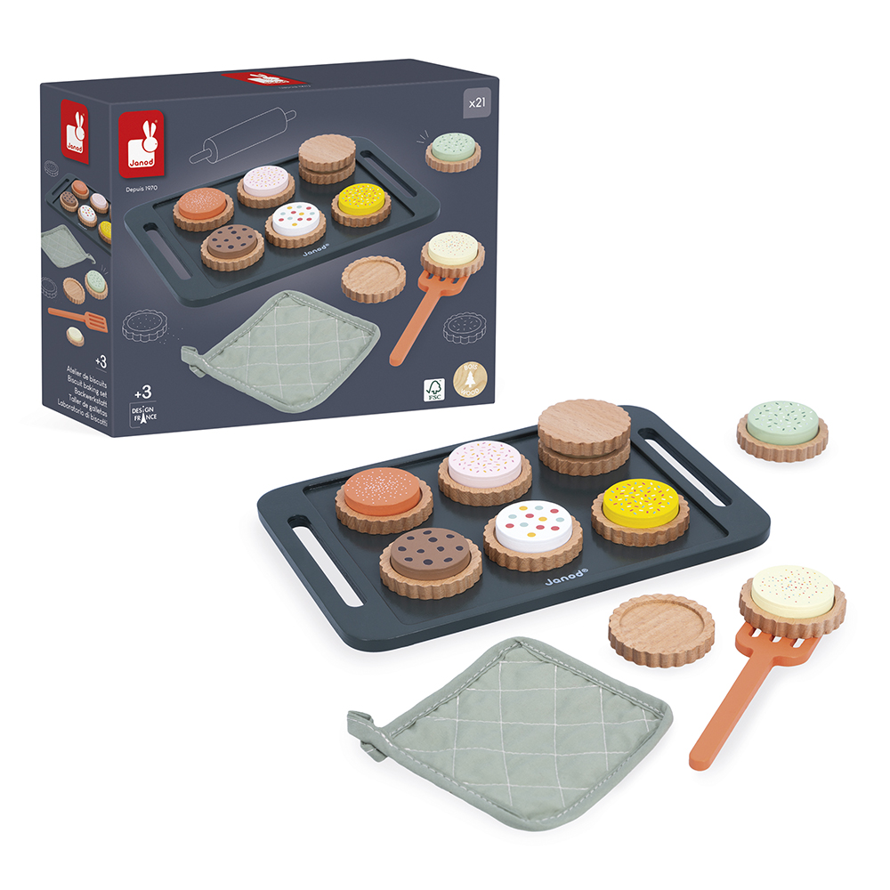 Set de prajituri cu accesorii Shiny Grandma, + 3 ani, Janod